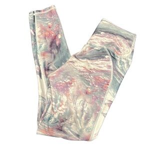 FABLETICS Women’s Salar Mesh Pastel Watercolor Compression Leggings Size S